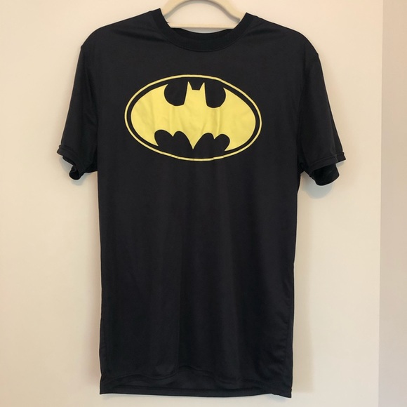 Batman Other - Batman Athletic SS Black Top Medium E58